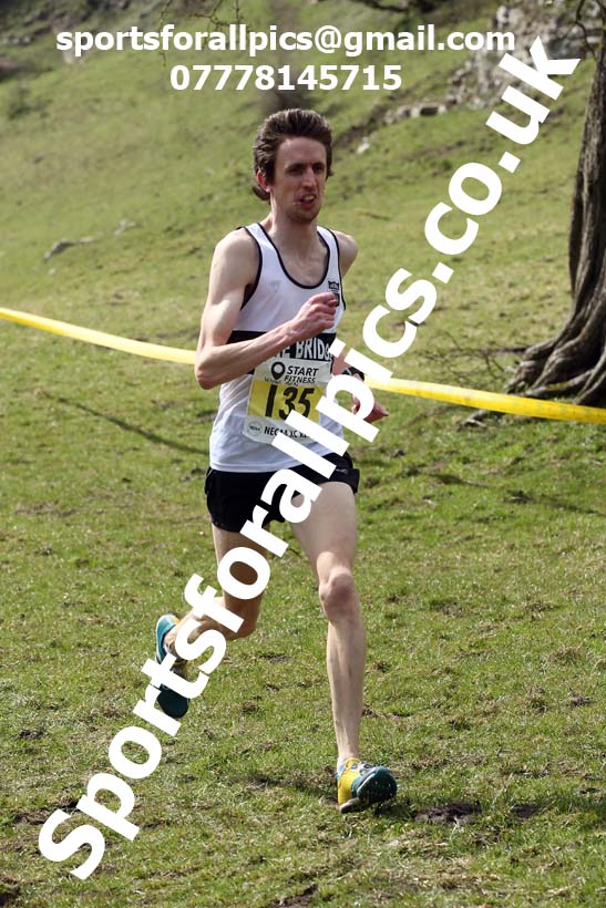 Masters men 2021 NECAA Cross Country Relays, Thornley Farm, Peterlee, Saturday, April 10th. Photo: David T. Hewitson/Sports for All Pics